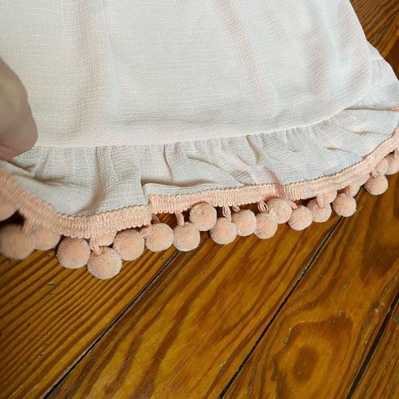 Ramy Brooke NWT Stevie Smocked BLUSH PINK Mini Skirt Size Large, MSRP $175 - Picture 3 of 10